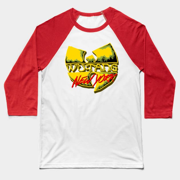 New York Wutang Baseball T-Shirt by Andikasukamonstera